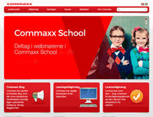 Tablet Screenshot of commaxx.dk